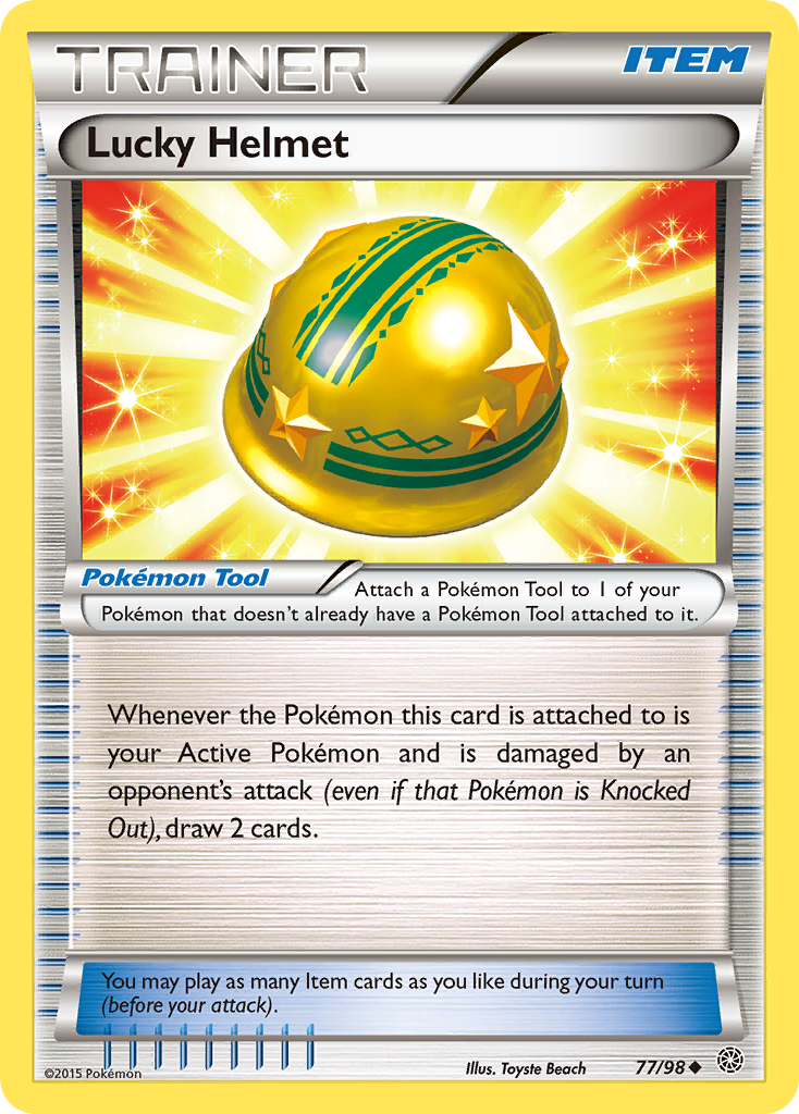 Lucky Helmet (77/98) [XY: Ancient Origins] | Dragon's Lair Comics and Fantasy Houston TX