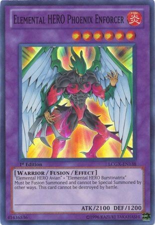Elemental HERO Phoenix Enforcer [LCGX-EN138] Super Rare | Dragon's Lair Comics and Fantasy Houston TX