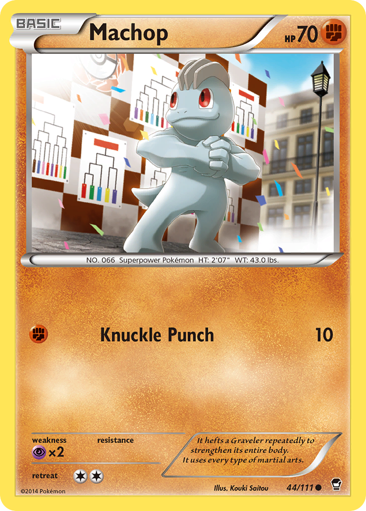 Machop (44/111) [XY: Furious Fists] | Dragon's Lair Comics and Fantasy Houston TX