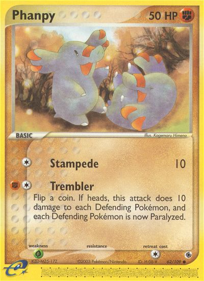 Phanpy (62/109) [EX: Ruby & Sapphire] | Dragon's Lair Comics and Fantasy Houston TX