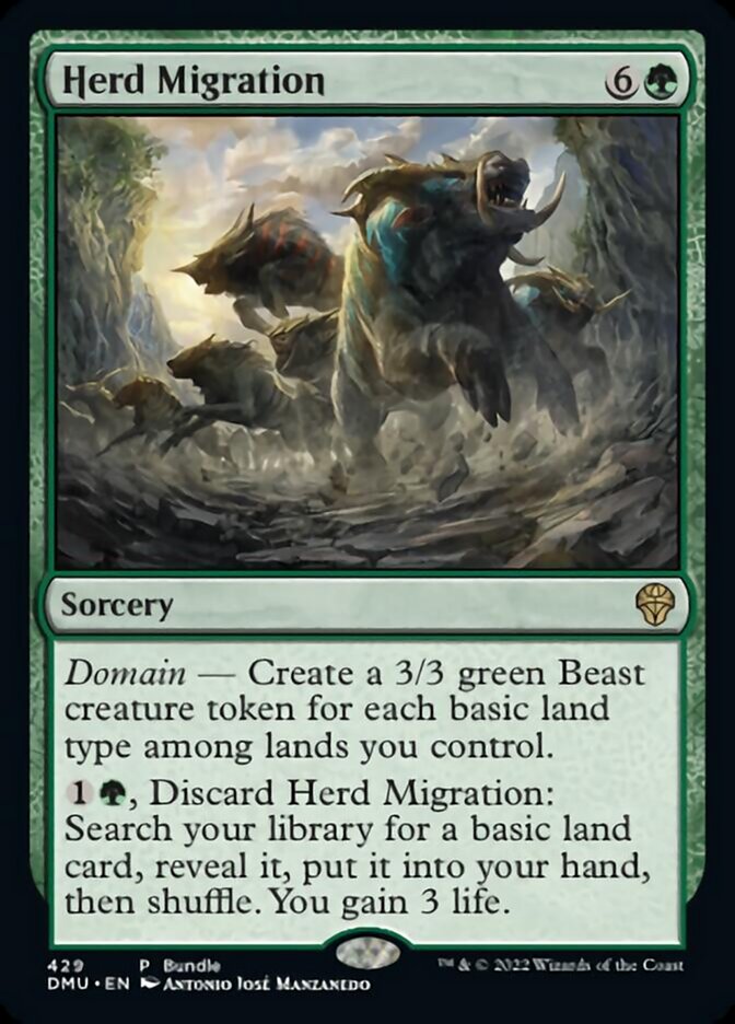 Herd Migration (Bundle) [Dominaria United] | Dragon's Lair Comics and Fantasy Houston TX