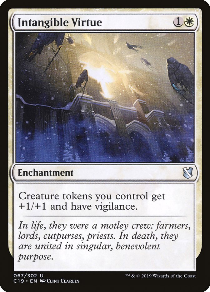 Intangible Virtue [Commander 2019] | Dragon's Lair Comics and Fantasy Houston TX