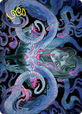 Demonic Bargain Art Card (Gold-Stamped Signature) [Innistrad: Crimson Vow Art Series] | Dragon's Lair Comics and Fantasy Houston TX