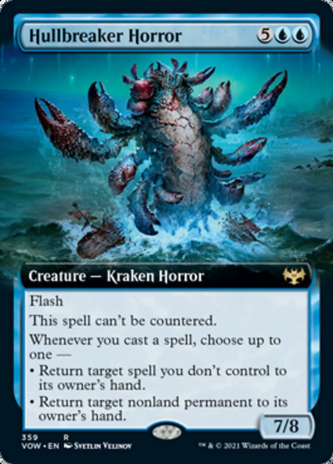 Hullbreaker Horror (Extended Art) [Innistrad: Crimson Vow] | Dragon's Lair Comics and Fantasy Houston TX