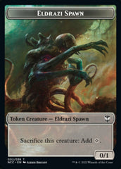 Eldrazi Spawn // Human Double-Sided Token [Streets of New Capenna Commander Tokens] | Dragon's Lair Comics and Fantasy Houston TX