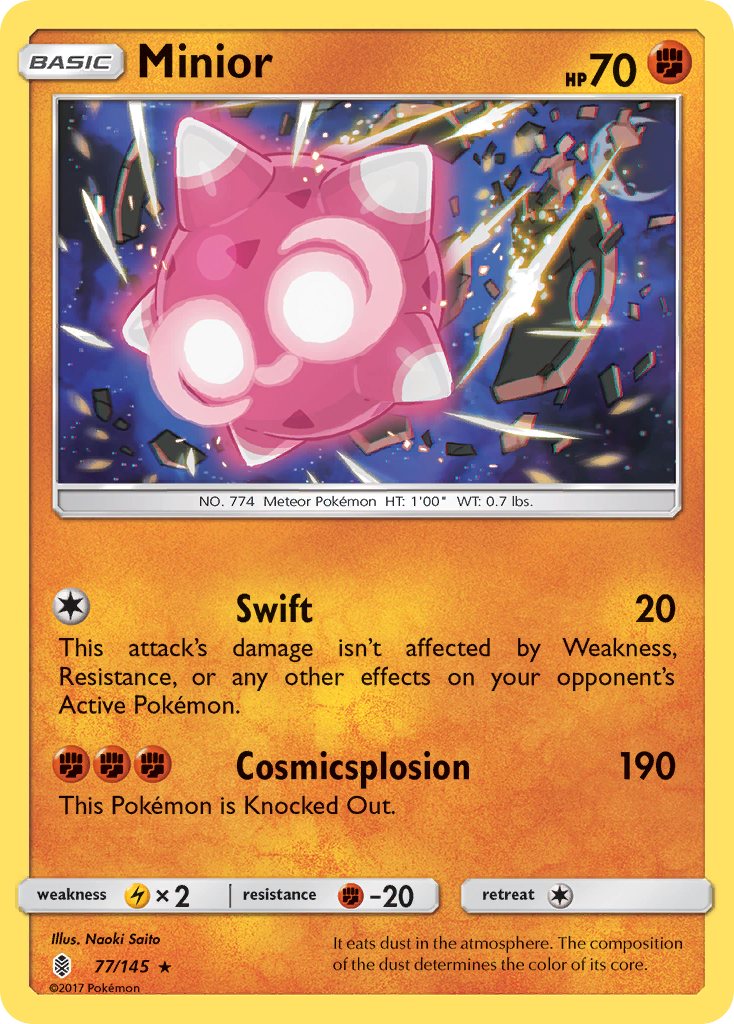 Minior (77/145) [Sun & Moon: Guardians Rising] | Dragon's Lair Comics and Fantasy Houston TX