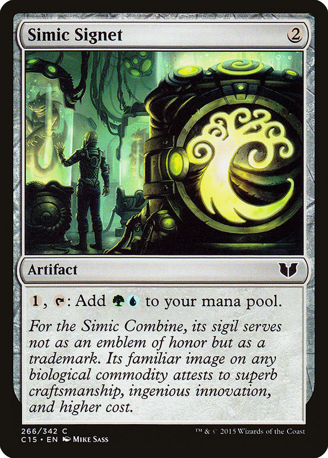 Simic Signet [Commander 2015] | Dragon's Lair Comics and Fantasy Houston TX