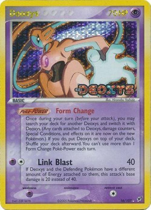 Deoxys (16/107) (Stamped) [EX: Deoxys] | Dragon's Lair Comics and Fantasy Houston TX