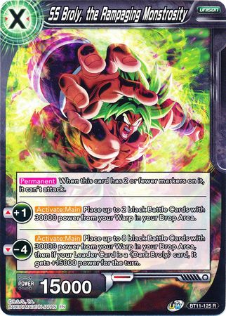 SS Broly, the Rampaging Monstrosity (BT11-125) [Vermilion Bloodline] | Dragon's Lair Comics and Fantasy Houston TX