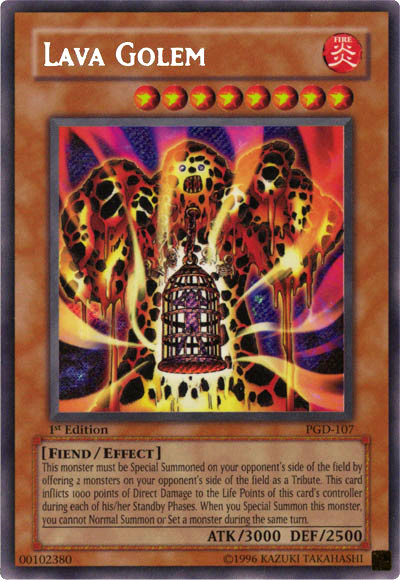 Lava Golem [PGD-107] Secret Rare | Dragon's Lair Comics and Fantasy Houston TX