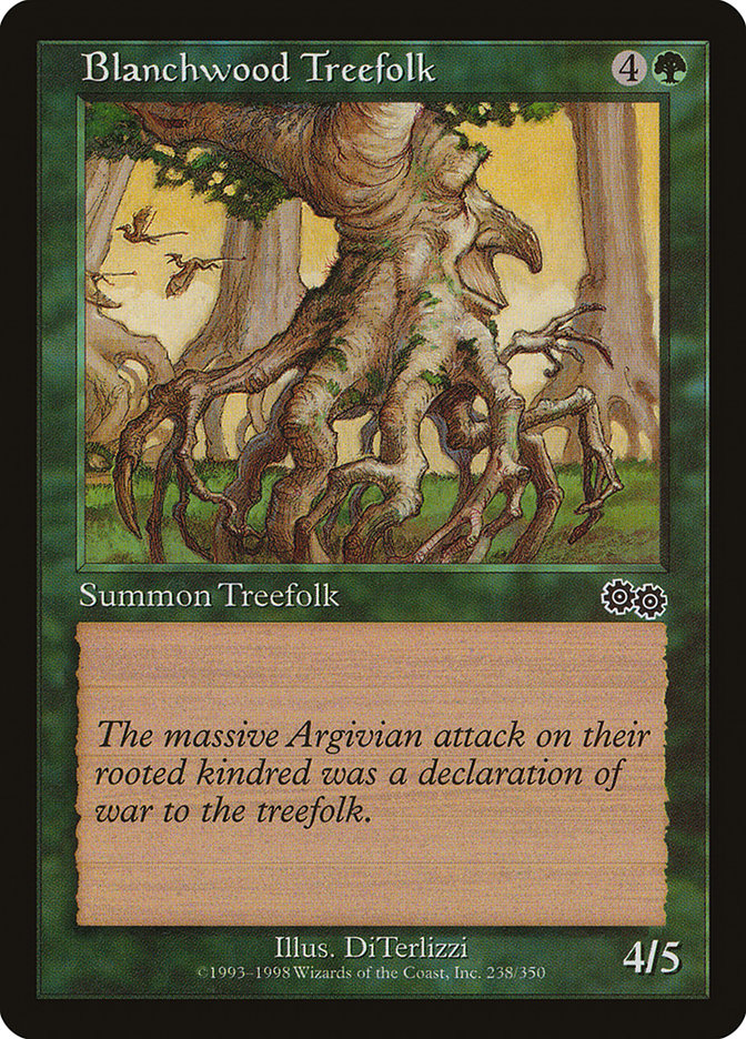 Blanchwood Treefolk [Urza's Saga] | Dragon's Lair Comics and Fantasy Houston TX