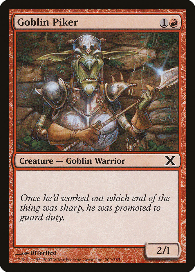 Goblin Piker [Tenth Edition] | Dragon's Lair Comics and Fantasy Houston TX
