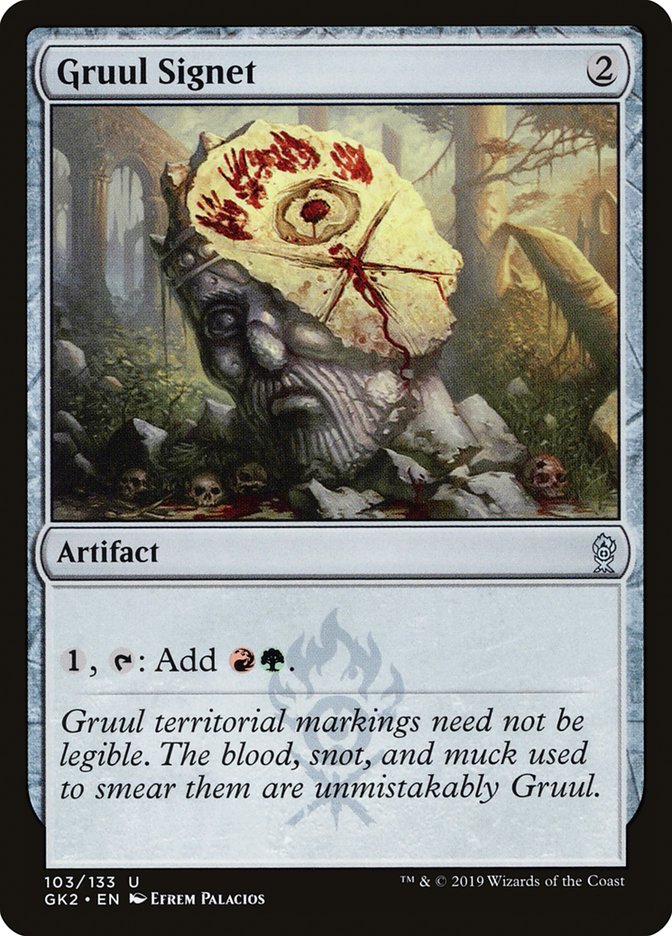 Gruul Signet [Ravnica Allegiance Guild Kit] | Dragon's Lair Comics and Fantasy Houston TX