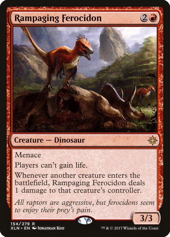 Rampaging Ferocidon [Ixalan] | Dragon's Lair Comics and Fantasy Houston TX