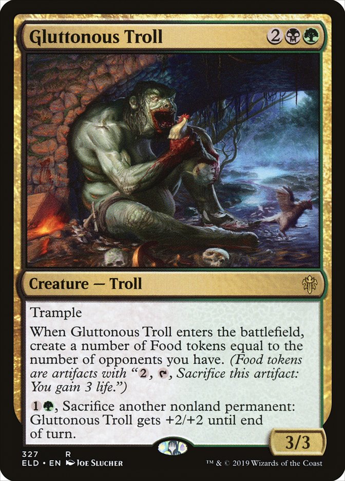 Gluttonous Troll [Throne of Eldraine] | Dragon's Lair Comics and Fantasy Houston TX