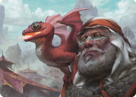 Dragon Whelp Art Card [Dominaria United Art Series] | Dragon's Lair Comics and Fantasy Houston TX