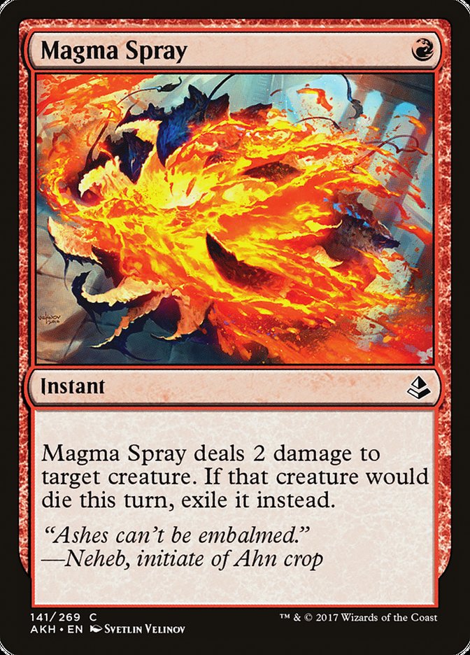 Magma Spray [Amonkhet] | Dragon's Lair Comics and Fantasy Houston TX