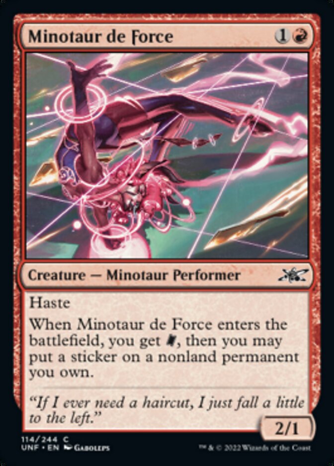 Minotaur de Force [Unfinity] | Dragon's Lair Comics and Fantasy Houston TX
