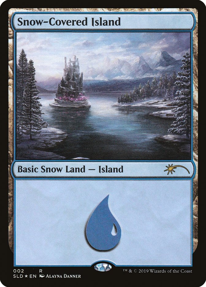 Snow-Covered Island (2) [Secret Lair Drop Series] | Dragon's Lair Comics and Fantasy Houston TX