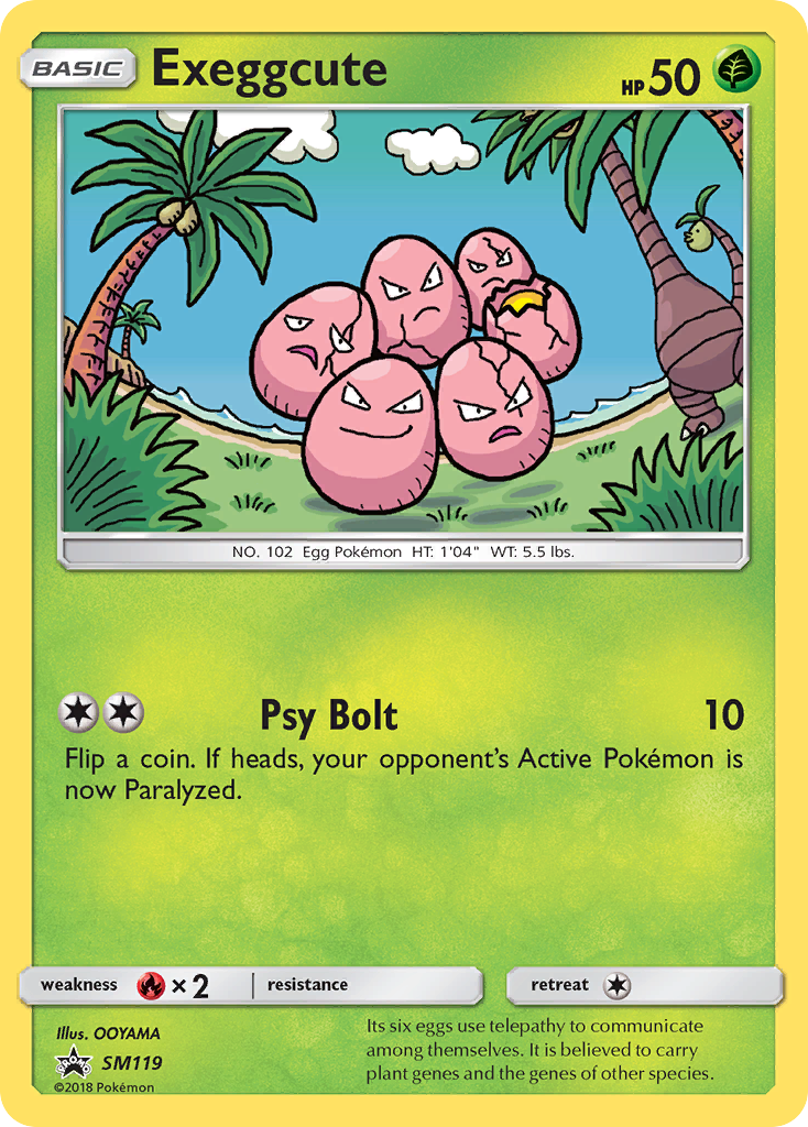 Exeggcute (SM119) [Sun & Moon: Black Star Promos] | Dragon's Lair Comics and Fantasy Houston TX