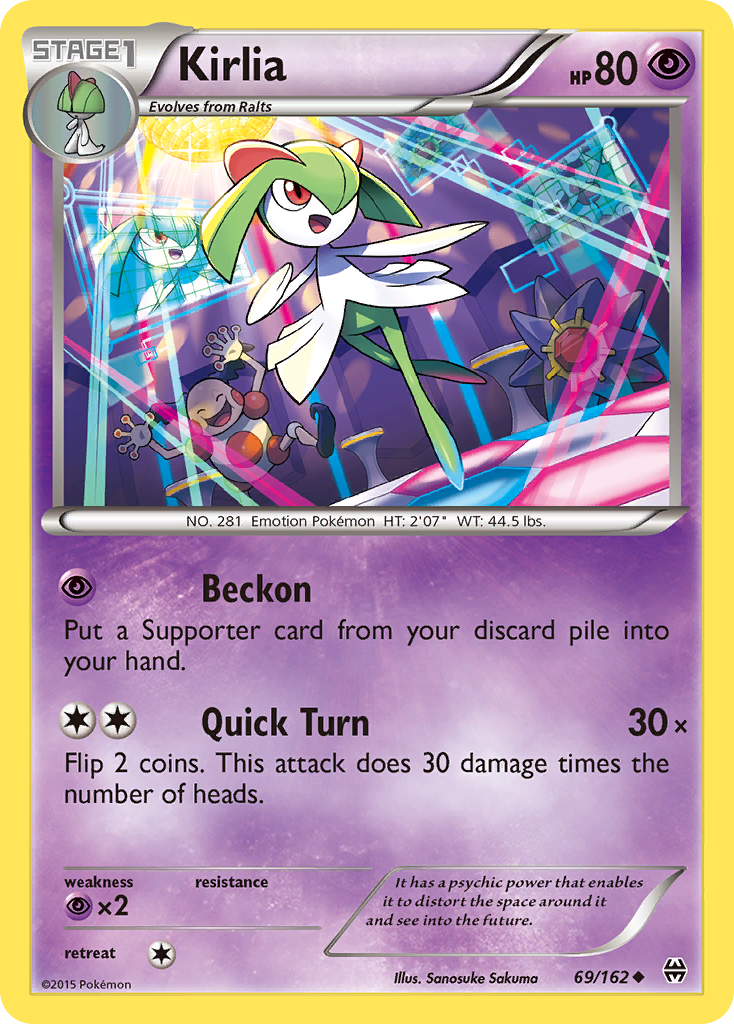 Kirlia (69/162) [XY: BREAKthrough] | Dragon's Lair Comics and Fantasy Houston TX