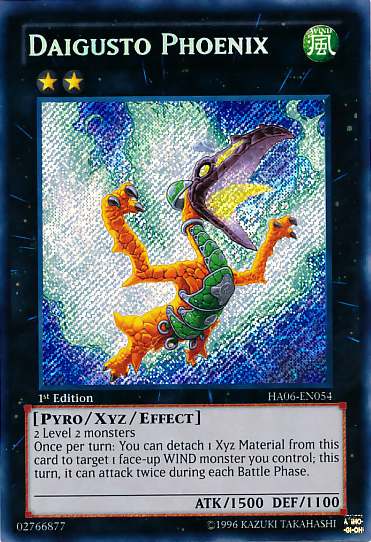 Daigusto Phoenix [HA06-EN054] Secret Rare | Dragon's Lair Comics and Fantasy Houston TX