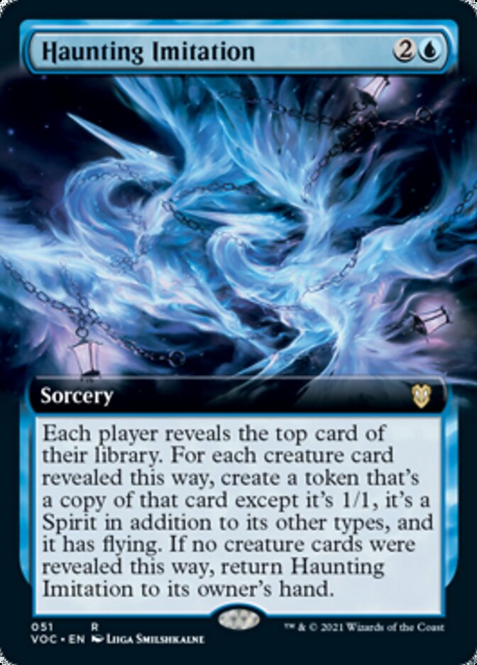 Haunting Imitation (Extended Art) [Innistrad: Crimson Vow Commander] | Dragon's Lair Comics and Fantasy Houston TX