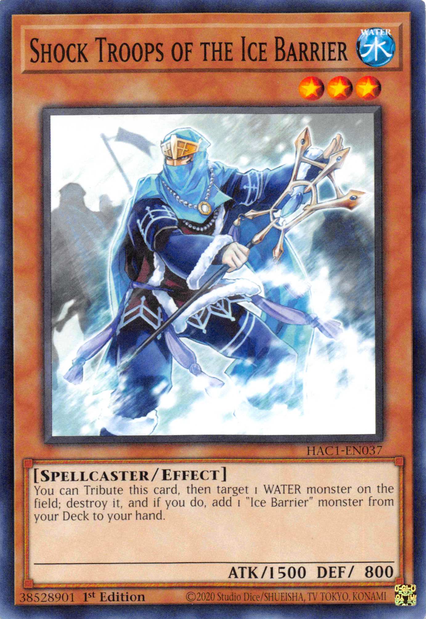 Shock Troops of the Ice Barrier [HAC1-EN037] Common | Dragon's Lair Comics and Fantasy Houston TX