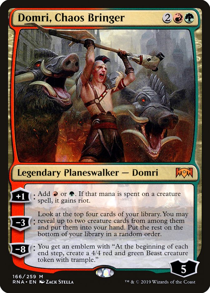 Domri, Chaos Bringer [Ravnica Allegiance] | Dragon's Lair Comics and Fantasy Houston TX
