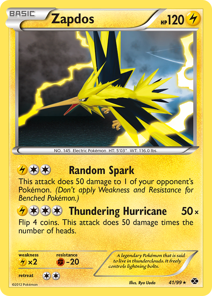 Zapdos (41/99) [Black & White: Next Destinies] | Dragon's Lair Comics and Fantasy Houston TX