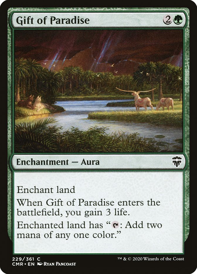 Gift of Paradise [Commander Legends] | Dragon's Lair Comics and Fantasy Houston TX