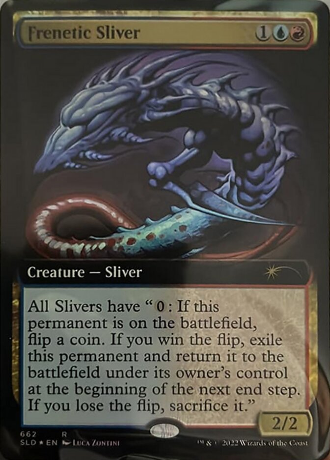 Frenetic Sliver (Extended Art) [Secret Lair Drop Promos] | Dragon's Lair Comics and Fantasy Houston TX