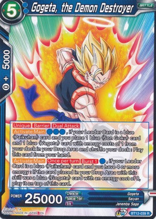 Gogeta, the Demon Destroyer (BT12-039) [Vicious Rejuvenation] | Dragon's Lair Comics and Fantasy Houston TX