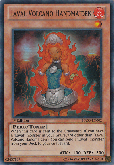 Laval Volcano Handmaiden [HA06-EN002] Super Rare | Dragon's Lair Comics and Fantasy Houston TX