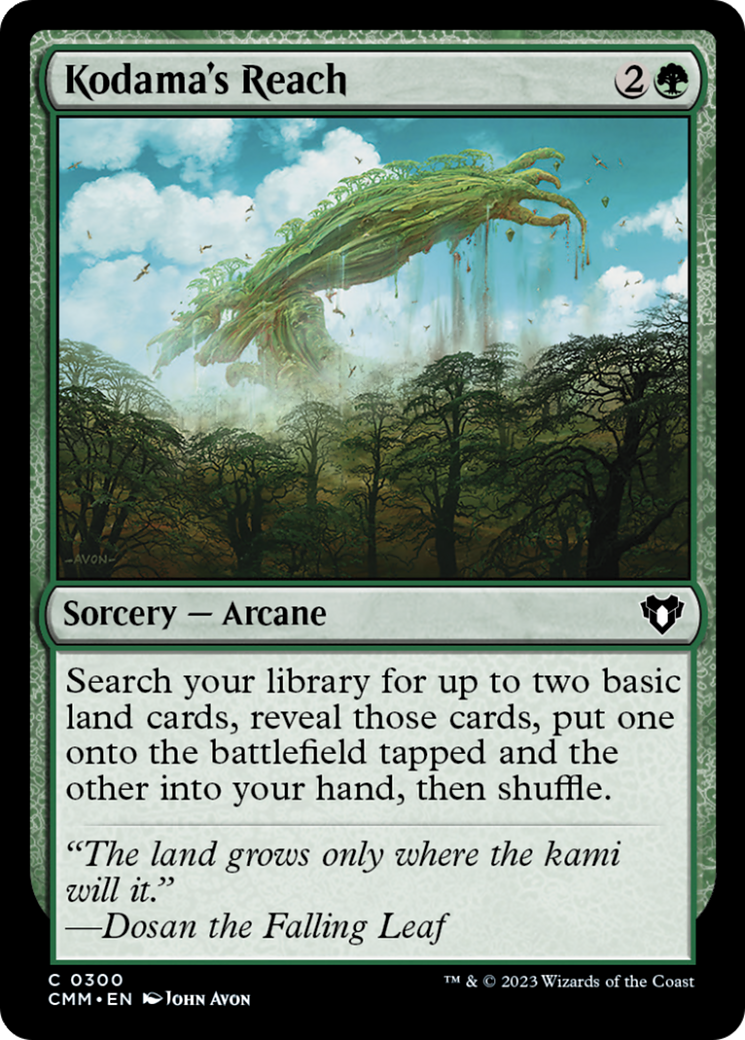 Kodama's Reach [Commander Masters] | Dragon's Lair Comics and Fantasy Houston TX