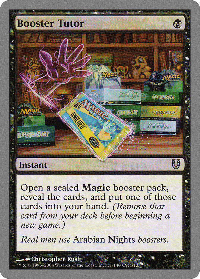 Booster Tutor [Unhinged] | Dragon's Lair Comics and Fantasy Houston TX