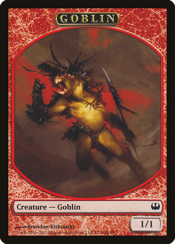 Goblin Token [Duel Decks: Knights vs. Dragons Tokens] | Dragon's Lair Comics and Fantasy Houston TX