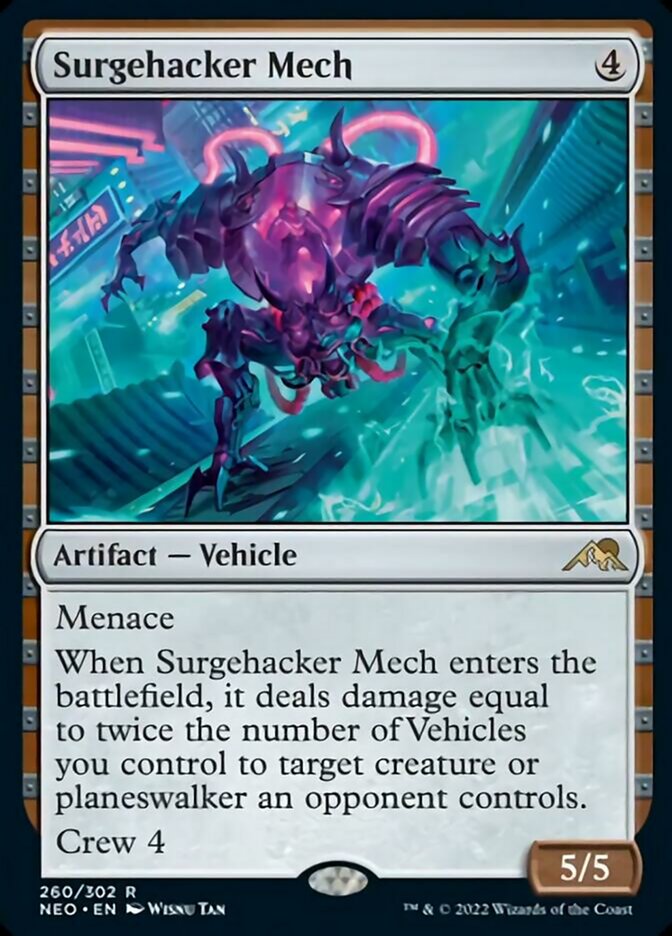 Surgehacker Mech [Kamigawa: Neon Dynasty] | Dragon's Lair Comics and Fantasy Houston TX