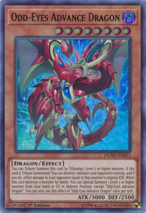 Odd-Eyes Advance Dragon [DUPO-EN011] Ultra Rare | Dragon's Lair Comics and Fantasy Houston TX