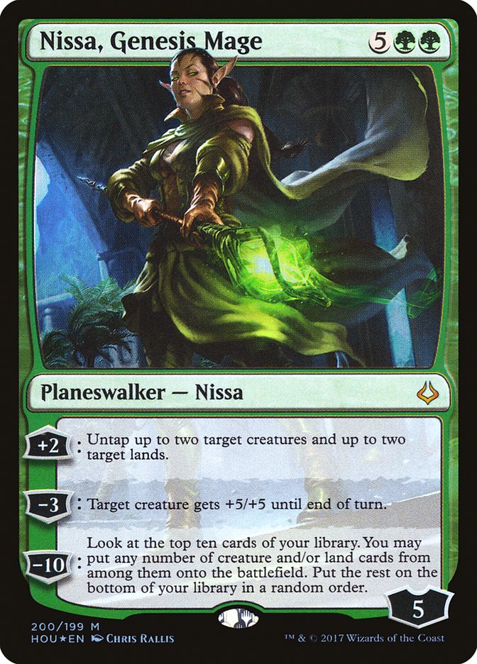 Nissa, Genesis Mage [Hour of Devastation] | Dragon's Lair Comics and Fantasy Houston TX