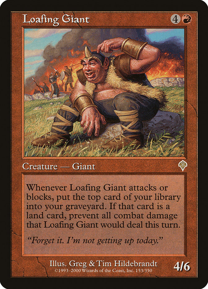 Loafing Giant [Invasion] | Dragon's Lair Comics and Fantasy Houston TX