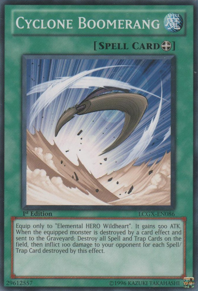 Cyclone Boomerang [LCGX-EN086] Common | Dragon's Lair Comics and Fantasy Houston TX