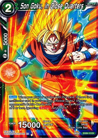 Son Goku, in Close Quarters (EX06-15) [Special Anniversary Set] | Dragon's Lair Comics and Fantasy Houston TX