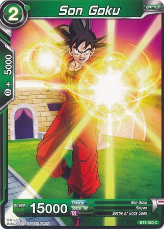 Son Goku (BT1-060) [Galactic Battle] | Dragon's Lair Comics and Fantasy Houston TX