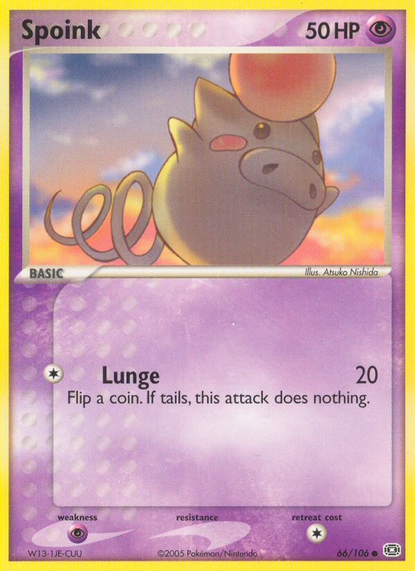 Spoink (66/106) [EX: Emerald] | Dragon's Lair Comics and Fantasy Houston TX