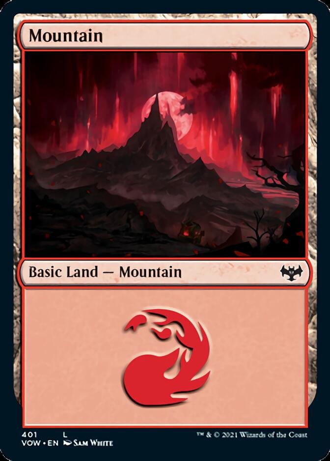 Mountain (401) [Innistrad: Crimson Vow] | Dragon's Lair Comics and Fantasy Houston TX