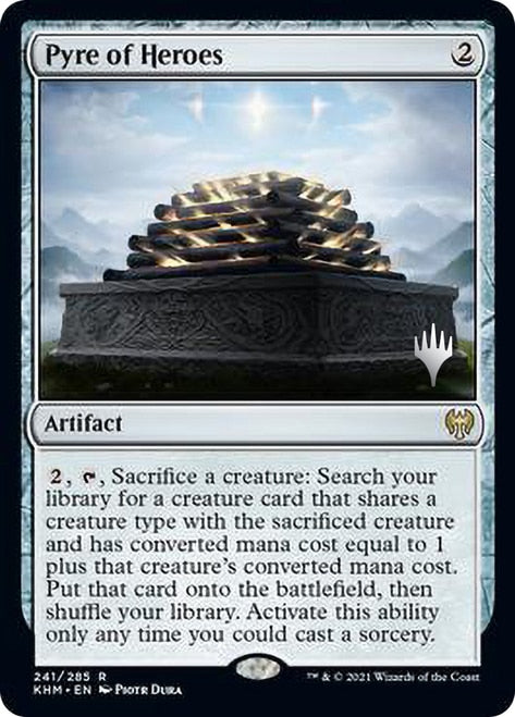Pyre of Heroes (Promo Pack) [Kaldheim Promos] | Dragon's Lair Comics and Fantasy Houston TX