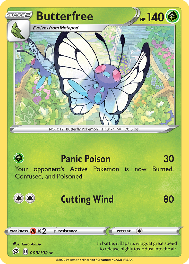 Butterfree (003/192) [Sword & Shield: Rebel Clash] | Dragon's Lair Comics and Fantasy Houston TX