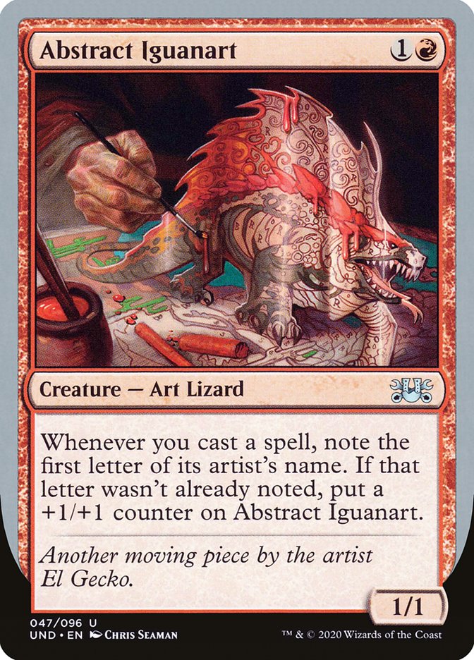 Abstract Iguanart [Unsanctioned] | Dragon's Lair Comics and Fantasy Houston TX