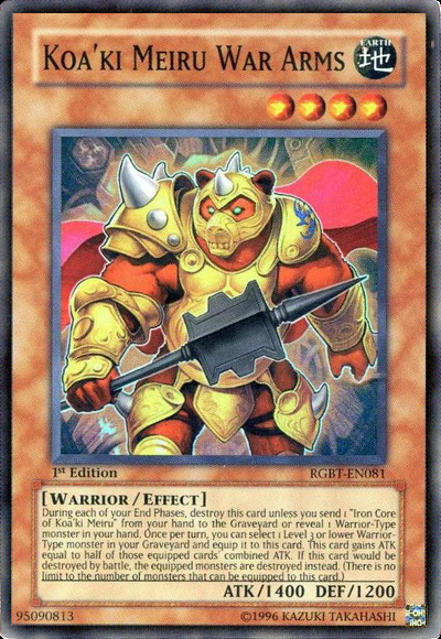 Koa'ki Meiru War Arms [RGBT-EN081] Super Rare | Dragon's Lair Comics and Fantasy Houston TX
